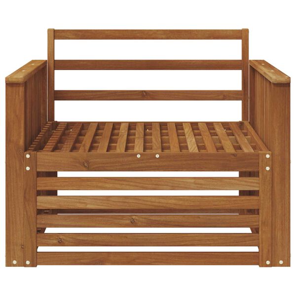 vidaXL 2 T&uuml;kk Diivan k&auml;etugedega Tugev akatsiapuu Neutraalne