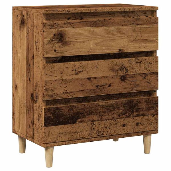 vidaXL puhvetkapp Old Wood 60x35x70 cm Engineered Wood