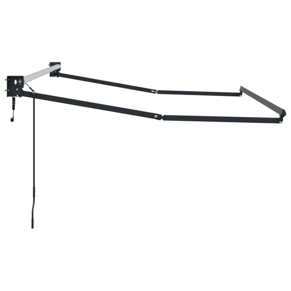 vidaXL Elektriline tagasi t&otilde;mmatav varikatus Antratsiit 3 x 2 m