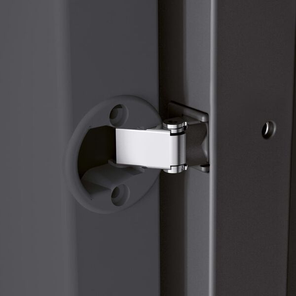 Keter madal hoiukapp Garage XL, must ja hõbedane, 99 cm