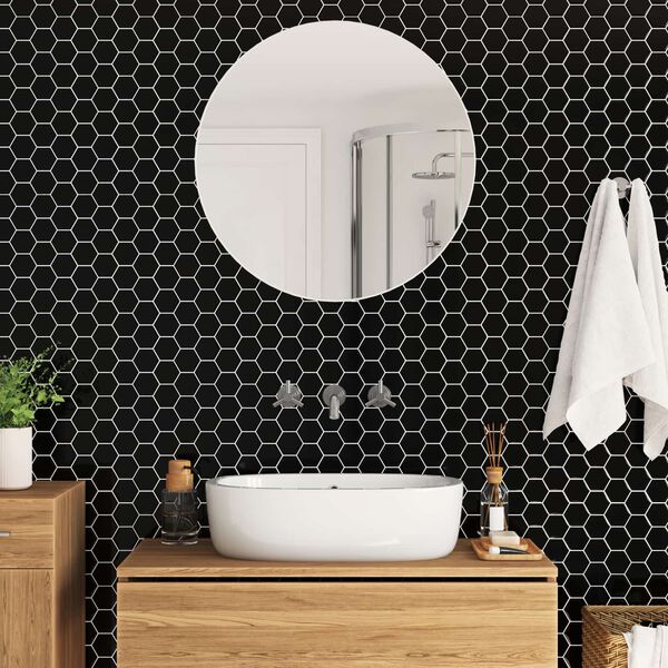 vidaXL Kalaskaalaplaat 10 pcs Hele roosa 30 x 30 cm Pol&uuml;uretaan ja PET