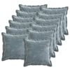 vidaXL Diivanipadi 12 pcs HOUTEN Helesinine 40 x 40 cm &Scaron;en&uuml;&uuml;lfabric