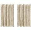vidaXL Satiinist kardinad 2 tk cream 175 x 140 cm Samet