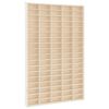 vidaXL puidust kollektsion&auml;&auml;ri vitriinkast 90 sektsiooniga 50,5 x 4,5 x 79 cm