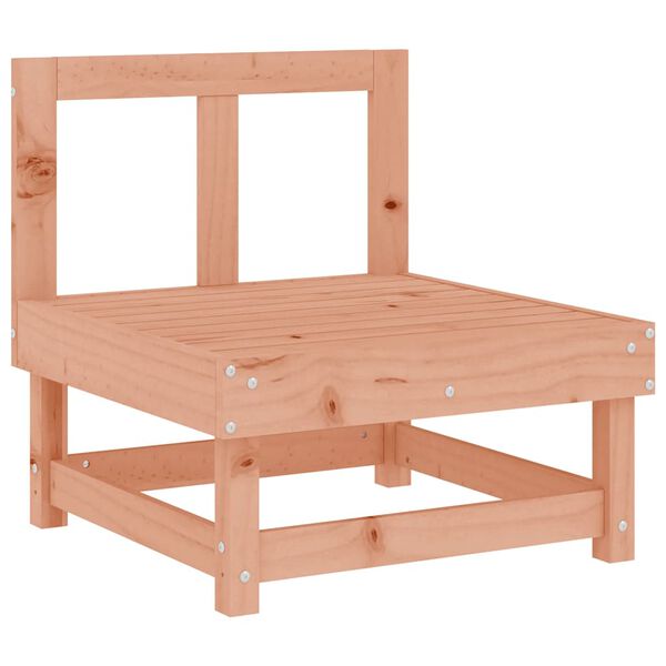 vidaXL keskmine diivaniosa patjadega, ebatsuuga puit