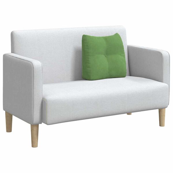 vidaXL Seljatugi padi Hele roheline 45 x 24 x 50 cm Samet