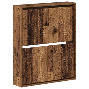 vidaXL Seinale kinnitatav jalan&otilde;ude kapp DELFT 71 x 17 x 86 cm