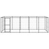 vidaXL koeraaedik, teras, 12,1 m²