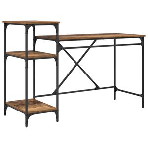 vidaXL Laud Vana puit 135 x 50 x 90 cm Tehispuit