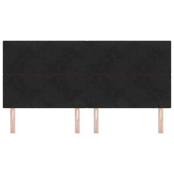 vidaXL Peats peaga Must 200 cm Kunstnahk