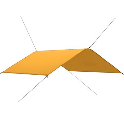 vidaXL õuepresent, 4x4 m, kollane