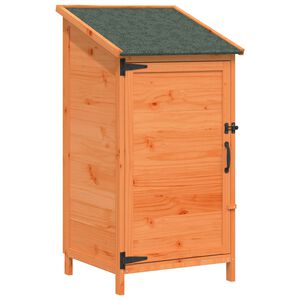 vidaXL Aiashed katusega Pruun 59 x 56 x 113,5 cm Tugev kuusepuit