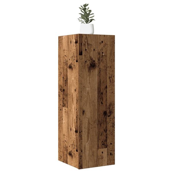 vidaXL telerikapp Old Wood 30,5x30x90 cm Engineered Wood