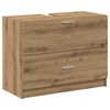 vidaXL Vannitoa kapp sahtliga K&auml;sit&ouml;&ouml;puu 78 x 37 x 59 cm Tehispuit