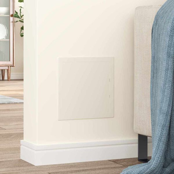 vidaXL Ligip&auml;&auml;su paneelid 2 pcs Valge 20 x 20 cm ABS Plastik