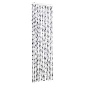 vidaXL putukakardin hele- ja tumehall, 56 x 185 cm, &scaron;enill