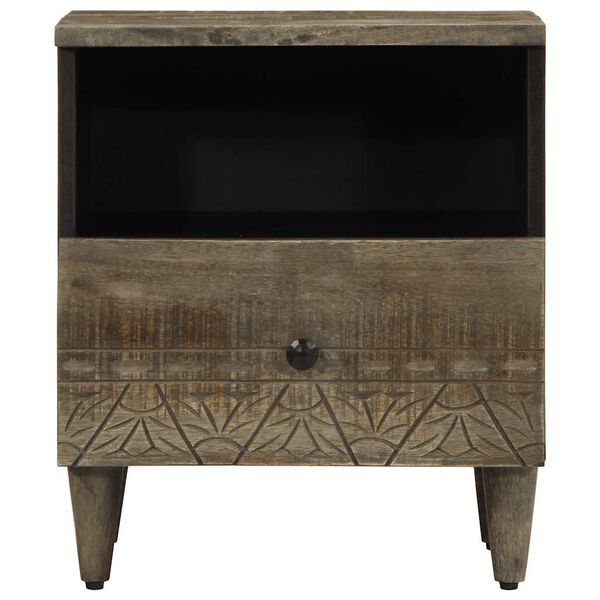 vidaXL &ouml;&ouml;kapp helehall 40x33x46 cm t&auml;ispuidust mango