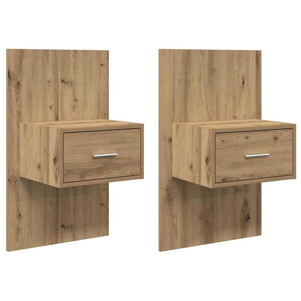 vidaXL &Ouml;&ouml;lambi kapp 2 pcs K&auml;sit&ouml;&ouml;puu 50 x 32,5 x 80cm Tehispuit