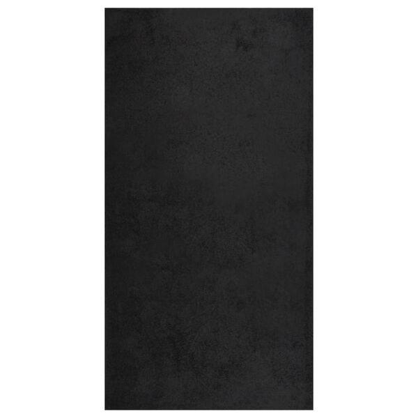 vidaXL k&otilde;rge narmaga Shaggy vaip, must, 80 x 150 cm