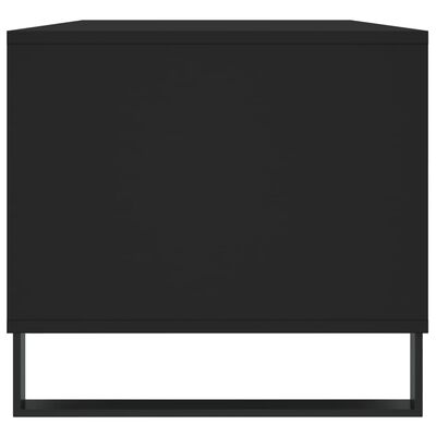 vidaXL kohvilaud, must, 90 x 49 x 45 cm, tehispuit