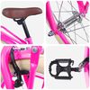 vidaXL Laste Bike 18 Tolli 5-7 aastastele Tumepink