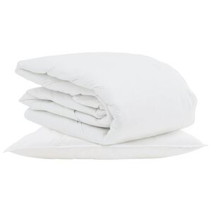 vidaXL Suvised teki padjaga 2 pcs Valge Down Feather
