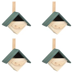 vidaXL lindude pesakastid, 4 tk, 24x16x30 cm, nulupuit