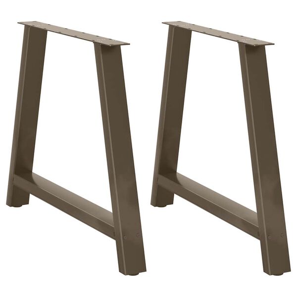 vidaXL s&ouml;&ouml;gilaua jalad A-kujulised 2 tk 100 x (72-73) cm terasest