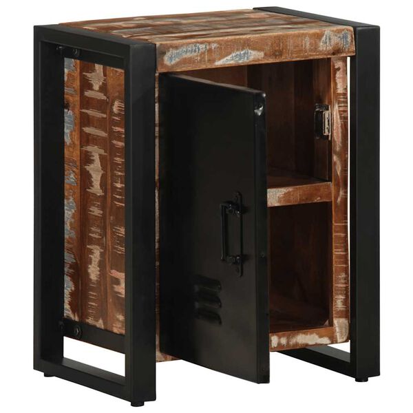 vidaXL öökapp, mitmevärviline 40x30x51 cm taaskasutatud täispuidust