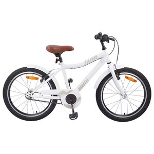 vidaXL Laste Bike 18 Tolli 5-7 aastastele valge
