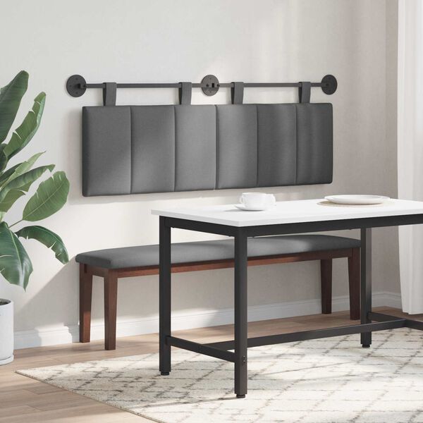 vidaXL Rippuv Peatoe Triibuline Tumehall 150 x 55 x 5 cm kangas