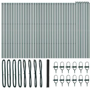 vidaXL Aiapost Hall 100 x 1,6 m (36 mm v&otilde;rgu) Terased ja PVC