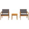 vidaXL Bistrokomplekt Pruun 45 x 45 x 38 cm Akaatsiapuit
