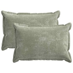 vidaXL Diivanipadi 2 pcs HOUTEN Roheline 50 x 75 cm &Scaron;en&uuml;&uuml;lfabric