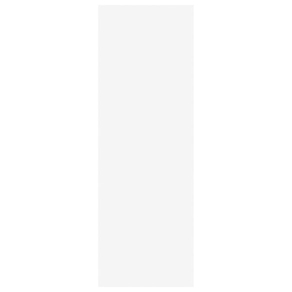 vidaXL telerikapp, valge, 30,5 x 30 x 90 cm, tehispuit