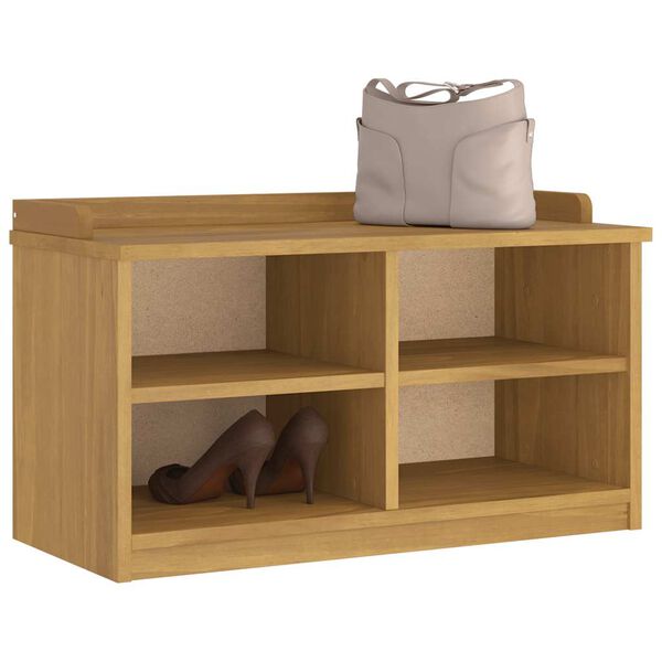 vidaXL esiku pink SANDNES 87x40x50 cm täispuidust mänd