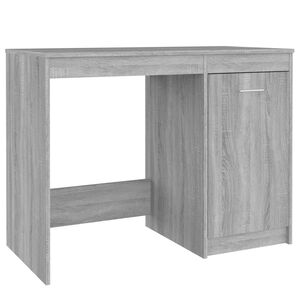 vidaXL kirjutuslaud, hall Sonoma tamm, 100 x 50 x 76 cm, tehispuit