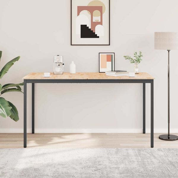 vidaXL Baarilaud Neutraalne 110 x 55 x 105 cm Tahke m&auml;nd