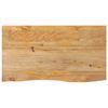 vidaXL lauaplaat, naturaalse servaga, 100 x 60 x 3,8 cm, mangopuit