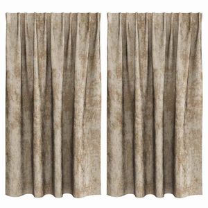 vidaXL Satiinist kardinad 2 pcs &scaron;ampanjav&auml;rvi 140 x 140 cm Samet