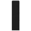 vidaXL K&otilde;rgushein Must tamm 68 x 37 x 142 cm