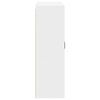 vidaXL Seinakapp k&ouml;&ouml;ki uksega Valge 80 x 31 x 100 cm Tehispuit