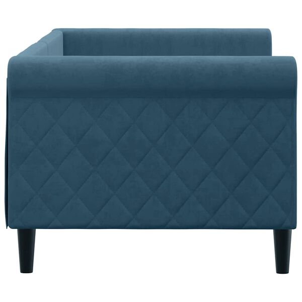 vidaXL p&auml;evavoodi, sinine, 80 x 200 cm, samet