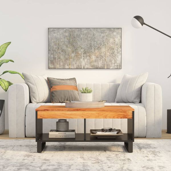 vidaXL kohvilaud, 90x50x40 cm, akaatsiapuit