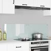 vidaXL Kögi Splashback 2 pcs Valge 70 x 40 cm karastatud klaas