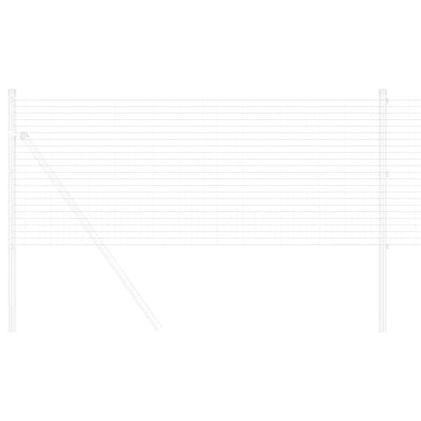 vidaXL Keevitatud Traadi Aed Hõbedane 0.4 x 10 m Teras