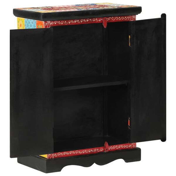 vidaXL käsitsi maalitud ustega puhvetkapp, 53 x 30 x 75 cm, mangopuit