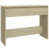 vidaXL konsoollaud, Sonoma tamm, 100x35x76,5 cm, tehispuit