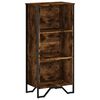 vidaXL raamaturiiul, suitsutatud tamm, 50x31x106 cm, tehispuit