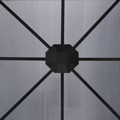 vidaXL kardinatega varikatus, 300 x 300 x 265 cm, antratsiithall
